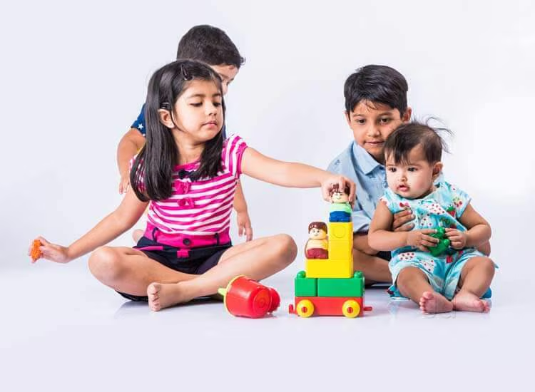 Children Playing at Hillside Preschool