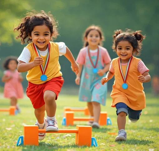 Children Outdoor Sports Race Activity